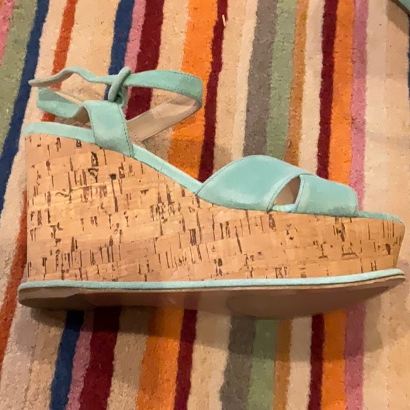 Prada mint green platforms - Picture 3 of 9